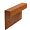 Stapelblok afdekker 15x200x15/43 cm Corten