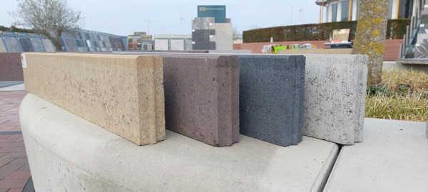Opsluitband 5x15x100 zand beige