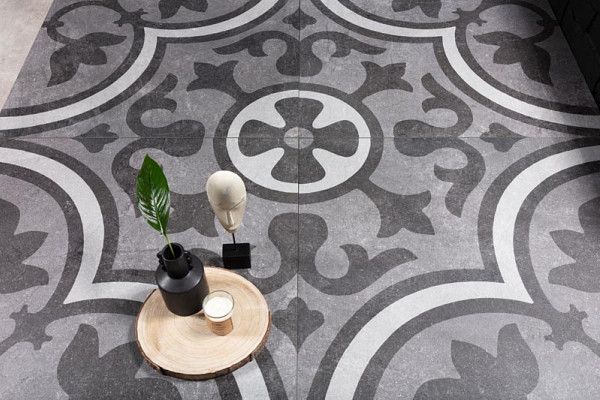 GeoCeramica® 100x100x4 Elios Decoro Fiori