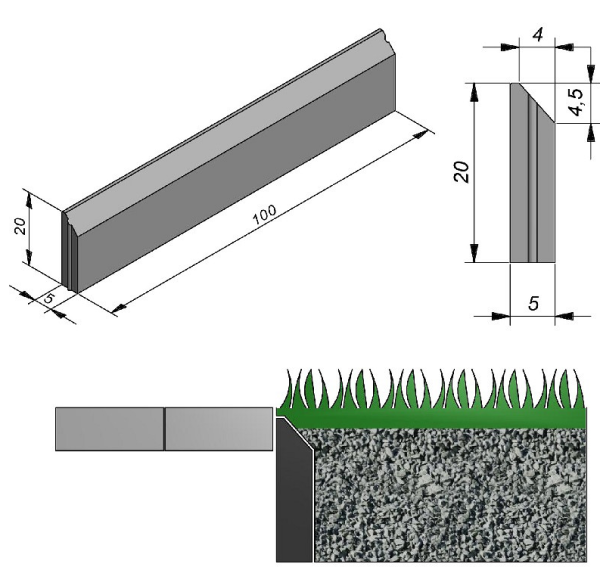 Opsluitband SansVue 6x20x100cm Grijs