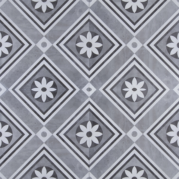 GeoCeramica® 60x60x4 Concreet Flower dec