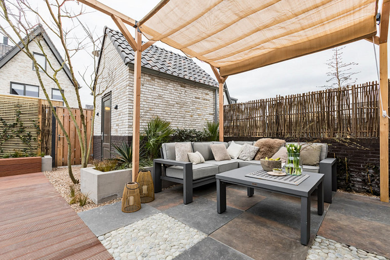 Mediterraan gevoel met corten staal