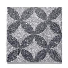 GeoProArte® Flowers 60x60x4 Light Grey Flower