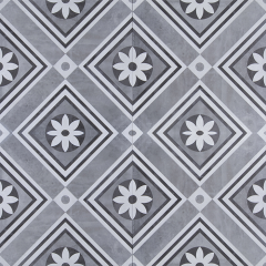 GeoCeramica® 60x60x4 Concreet Flower dec