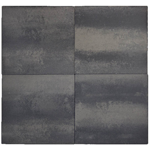 Terratops 60x60x4,7 Grijs/Zwart